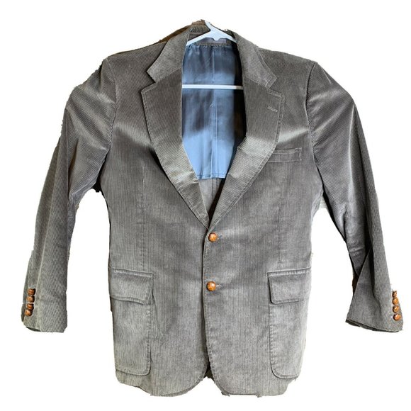 Outfitters Other - Outfitters Mens Corduroy Blazer 2 Button Sport Coat Envelope Pockets Size M